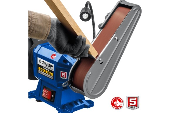 Станок заточной с шлифовальной лентой ПТЛ-150, 300Вт, 150*32*20мм, лента 50*686мм, 2950об/мин