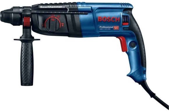 Перфоратор BOSCH GBH 2-26 DRE,800Вт, 2.7Дж,4-26мм,0-900о/мин