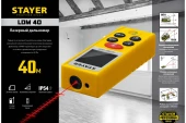 Лазерный дальномер STAYER ,LDM-40 (0,5 - 40 м, точность ±2 мм.),34956