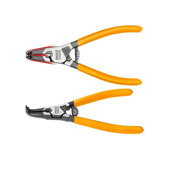 Съемник стопорных колец изогнутый INGCO 180мм.внешний,HCCP261802 Съемник стопорных колец изогнутый INGCO 180мм.внешний,HCCP261802