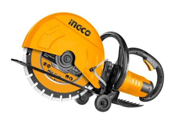 Резчик по бетону электрич. INGCO PC3558, 2800Вт, 355 х 25.4мм, глубина 125мм, 4800об/мин