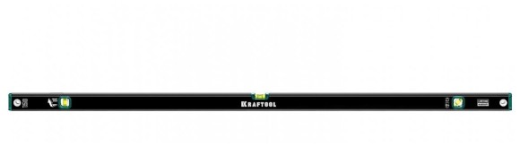 Уровень 1500мм (3 колбы) с зеркальным глазком  KRAFTOOL 34781-150