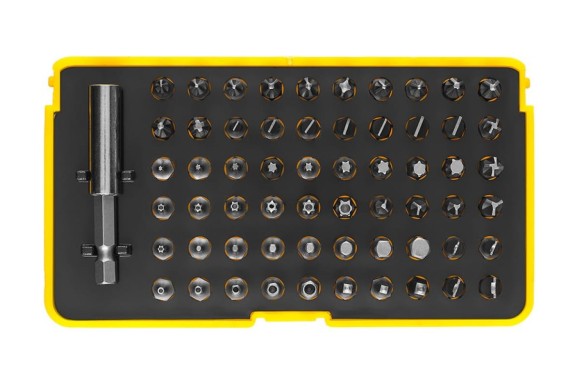 Набор бит 61пр*25мм пласт.кейс STAYER 