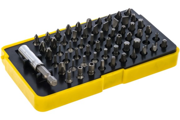 Набор бит 61пр*25мм пласт.кейс STAYER 