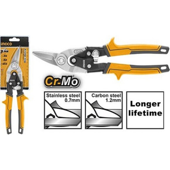 Ножницы по металлу INGCO прямые 300мм,HTSN0112S Ножницы по металлу INGCO прямые 300мм,HTSN0112S