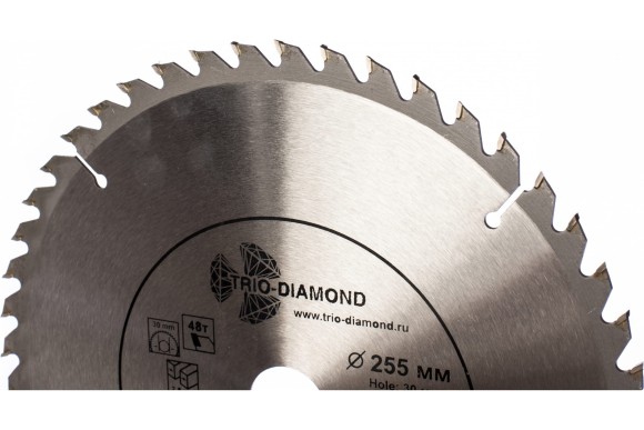 Диск пильный по дереву 255 х 30мм, 48Т, FLL832 TRIO-DIAMOND Диск пильный по дереву 255 х 30мм, 48Т, FLL832 TRIO-DIAMOND