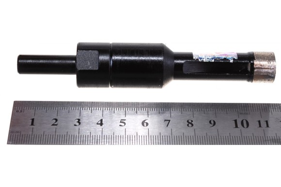 Коронка алмазная керамогранит 14*30 мм (серебряная пайка) TRIO-DIAMOND Коронка алмазная керамогранит 14*30 мм (серебряная пайка) TRIO-DIAMOND