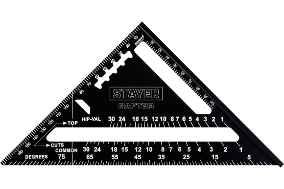 Угольник стропильный (СВЕНСОН) алюминиевый 170мм STAYER Угольник стропильный (СВЕНСОН) алюминиевый 170мм STAYER