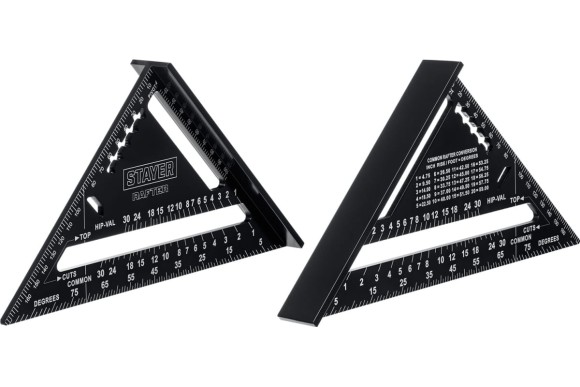 Угольник стропильный (СВЕНСОН) алюминиевый 170мм STAYER Угольник стропильный (СВЕНСОН) алюминиевый 170мм STAYER