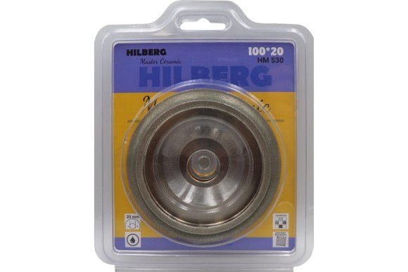 Диск алмазный для скругления керамогранита 100 х 20мм, мокрый, HM530 Hilberg Диск алмазный для скругления керамогранита 100 х 20мм, мокрый, HM530 Hilberg