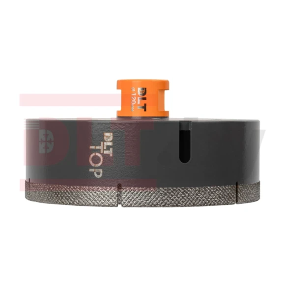 Коронка алмазная по керамограниту 120 х 35мм, М14, сухой/мокрый,DLT TOP 2112