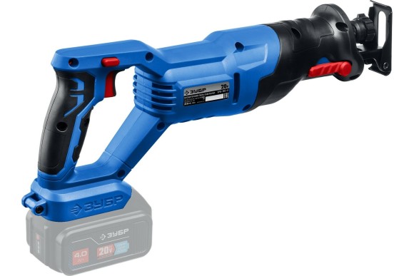 Пила(BL) сабельная аккум. ЗУБР SPB-180, 20В, 180/13мм, без АКБ и ЗУ, в коробке