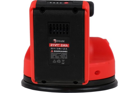 Виброприсоска для укладки плитки EX-21V,21В,166мм Li-ion-2шт,Diam Виброприсоска для укладки плитки EX-21V,21В,166мм Li-ion-2шт,Diam