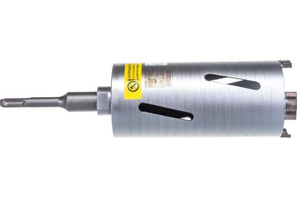 Коронка алмазная по железобетону 72 х 150мм, М16/SDS+, сухой/мокрый, HILBERG Коронка алмазная по железобетону 72 х 150мм, М16/SDS+, сухой/мокрый, HILBERG
