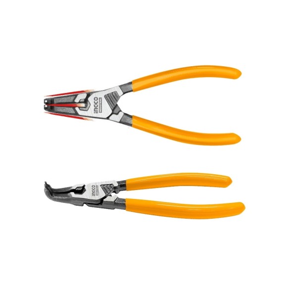 Съемник стопорных колец изогнутый INGCO 180мм.внутреннее,HCCP261804 Съемник стопорных колец изогнутый INGCO 180мм.внутреннее,HCCP261804