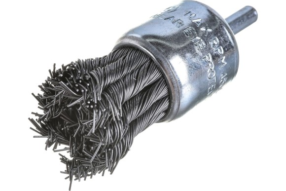 Щётка-крацовка кистевая со шпилькой 30мм, витая стальная проволока, РемоКолор Щётка-крацовка кистевая со шпилькой 30мм, витая стальная проволока, РемоКолор