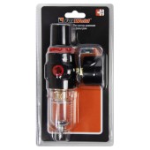 Регулятор давления с фильтром 1/4, AERO, FoxWeld Регулятор давления с фильтром 1/4, AERO, FoxWeld