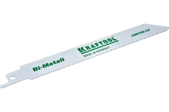Полотно для сабельной пилы по металлу  KRAFTOOL S922EF, , Bi-Met,шаг 1.4 мм, 130 мм,  (159755-13)