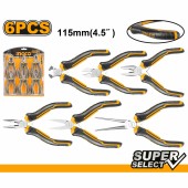 Набор шарнирно-губцевого инструмента INGCO мини 6 пред. HMPS06115