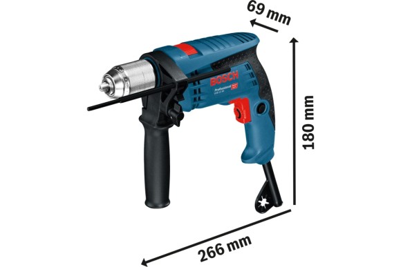 Дрель ударная BOSCH GSB 13 RE (ЗВП 13мм) 600Вт,0-2800 о/м,набор св.кейс Дрель ударная BOSCH GSB 13 RE (ЗВП 13мм) 600Вт,0-2800 о/м,набор св.кейс