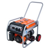 Генератор бензиновый TOR KM3800H 2,5 кВт 220В 16 л с кнопкой запуска и колёсами