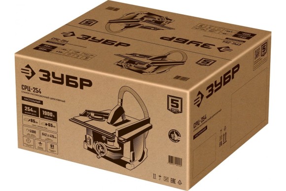 Станок наcтольный распиловочный ЗУБР СРЦ-254, 1900Вт, 254*30мм, 85/65мм, 5000об/мин Станок наcтольный распиловочный ЗУБР СРЦ-254, 1900Вт, 254*30мм, 85/65мм, 5000об/мин