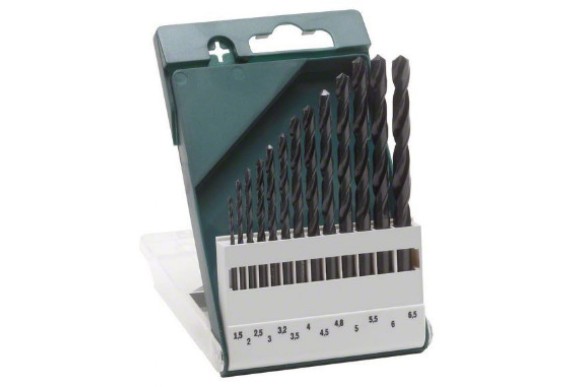 Набор сверл по металлу 13шт.1,5-6,5мм HSS-R BOSCH  Набор сверл по металлу 13шт.1,5-6,5мм HSS-R BOSCH