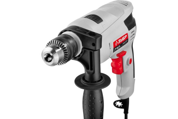 Дрель электрич. ударн. ЗУБР ДУ-710 ЭРМ2 710Вт, патрон ЗВП 13мм, 2800об/мин, в коробке Дрель электрич. ударн. ЗУБР ДУ-710 ЭРМ2 710Вт, патрон ЗВП 13мм, 2800об/мин, в коробке