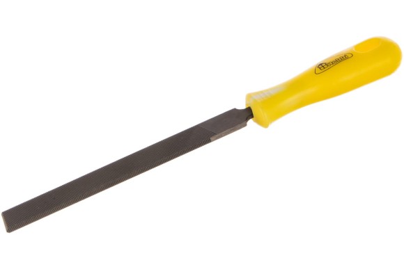 Hапильник Hobbi плоский тупоносый,  пластмассовая рукоятка, №1, 150мм