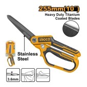 Ножницы универсальные INGCO 255мм с титановым покр. HSCRS832558
