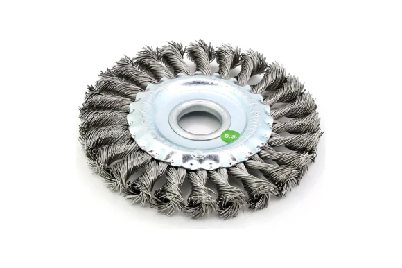 Щетка дисковая жгутовая 9-031 Д125*13*22,2 для УШМ, ворс нерж сталь 0,50 FW-DSS4 ОСБОРН