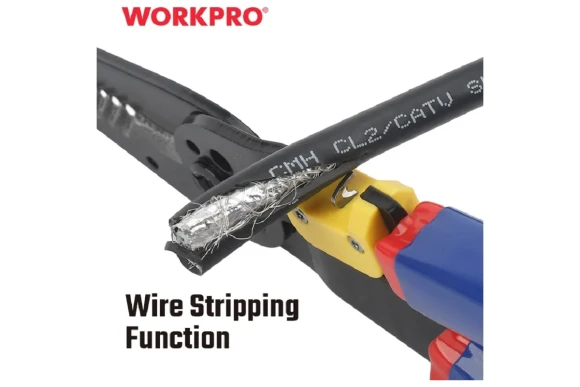 Клещи многофункциональные обжимные 0,2-4мм WORKPRO 210 мм Клещи многофункциональные обжимные 0,2-4мм WORKPRO 210 мм