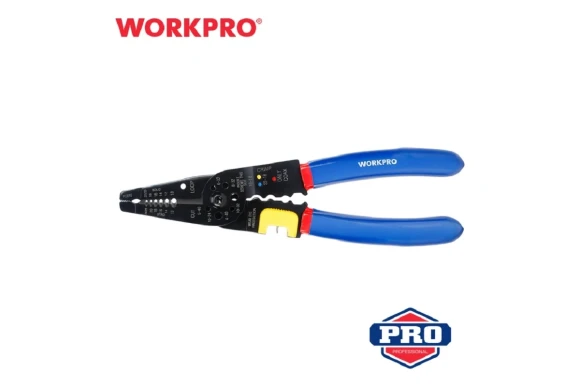 Клещи многофункциональные обжимные 0,2-4мм WORKPRO 210 мм