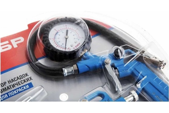 Пистолет для подкачки шин 15атм, штуцер 1/4M", резьбовое соединение, 06461 ЗУБР Пистолет для подкачки шин 15атм, штуцер 1/4M", резьбовое соединение, 06461 ЗУБР