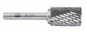 Бор-фреза тв.спл. B(цилиндрич. с зубчат.торцом) 16*25/65мм,хв-6мм  ВК8  В1625М06, ВИЗ