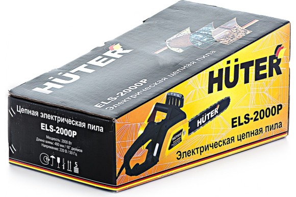 Электропила ELS-2400 ,2400Вт,шина-450мм, цепь 3/8" 1,3 62зв Huter Электропила ELS-2400 ,2400Вт,шина-450мм, цепь 3/8" 1,3 62зв Huter