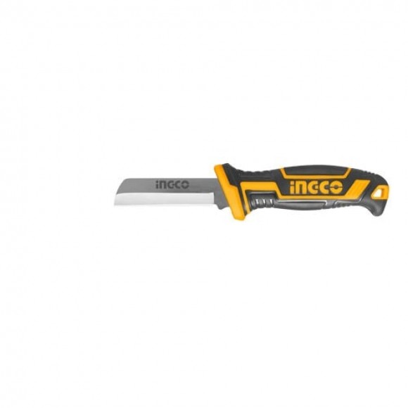 Нож монтажника загнутый INGCO 200мм,HPK82001