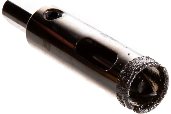 Коронка алмазная по керамограниту с центрующим сверлом 16мм, мокрый, TRIO-DIAMOND