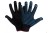 Перчатки чёрные х/б с точкой ПВХ 10 класс, 5 нитей, жёлтый манжет, РемоКолор