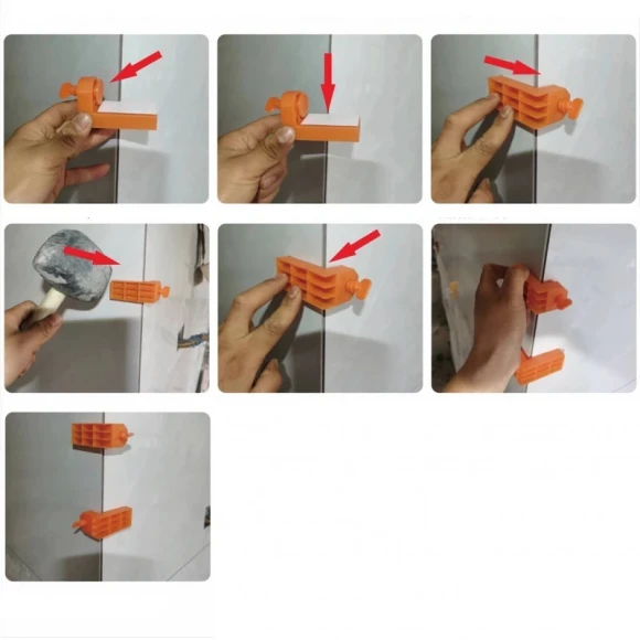 Система выравнивания плитки для углов, 30 шт, 50*65мм 2350