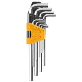 Набор шестигранников, шаровой INGCO HHK12092  9 шт, 1,5-10мм.