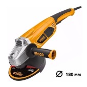 Шлифмашина угловая INGCO AG200018, 2000Вт, 180мм, 8450об/мин, в коробке