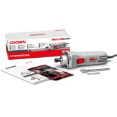 Прямая шлифмашина CROWN CT13308, 600Вт, 6мм, 12000-27000об/мин, в коробке Прямая шлифмашина CROWN CT13308, 600Вт, 6мм, 12000-27000об/мин, в коробке