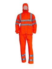 Костюм дождевой сигнальный (куртка+штаны) LYNGSOE,оранж. р.XL Костюм дождевой сигнальный (куртка+штаны) LYNGSOE,оранж. р.XL