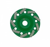 Чашка алмазная шлифов. по бетону 125 х22.2мм, сегмент-турбо, TCW133 Trio-Diamond Чашка алмазная шлифов. по бетону 125 х22.2мм, сегмент-турбо, TCW133 Trio-Diamond