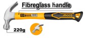 Молоток-гвоздодер INGCO 220 гр.фиберглас HCH80808 Молоток-гвоздодер INGCO 220 гр.фиберглас HCH80808