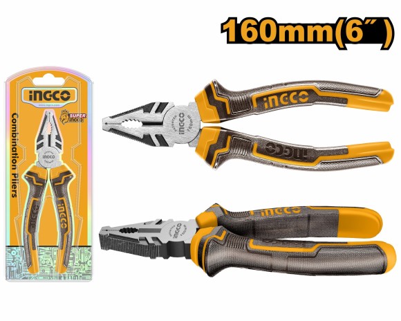 Плоскогубцы INGCO 160мм,HCP08168