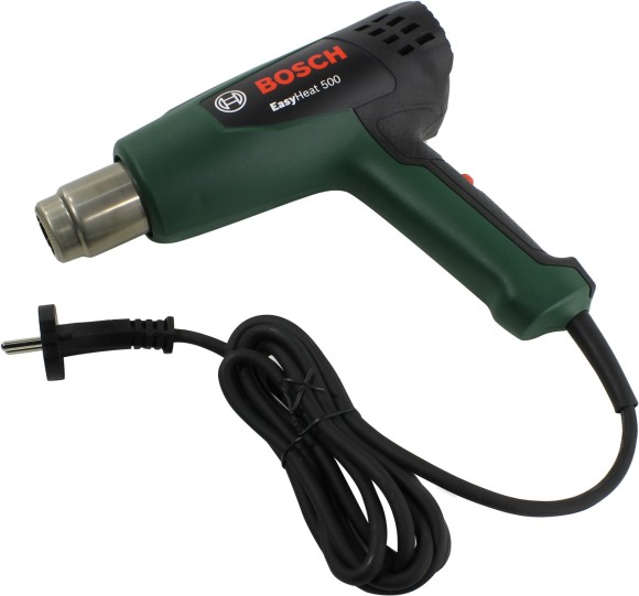 Фен технический BOSCH EasyHeat 500 1600Вт,300/500гр,240/450л/мин Фен технический BOSCH EasyHeat 500 1600Вт,300/500гр,240/450л/мин