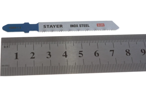 Пилка для лобзика STAYER  T118 АF  BIM. Металл/нержавейка