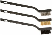 Набор щёток сталь,латунь,пропилен 175мм 3шт Matrix Набор щёток сталь,латунь,пропилен 175мм 3шт Matrix